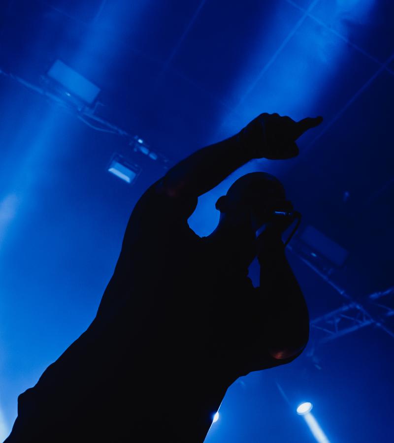 Gian on stage